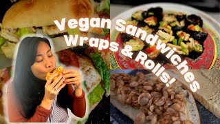 🥪Easy Vegan Recipes | Vegan Sandwiches and Wraps to SATISFY your cravings