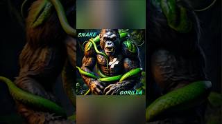 ✅ SNAKE + GORILLA BEAST FUSION #ai #creative #mutation #fusion