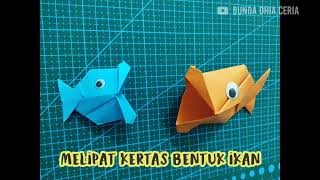 Melipat Kertas Bentuk Ikan #1