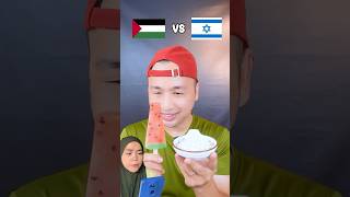 😱Palestina vs Israel…⁉️ #mukbang #eating #funny ##shortsfeed #reaction #viral #fypシ