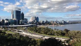 Perth skyline 2016 timelapse