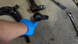 2001 BMW 330xi A-arm, Ball Joint, Ball Joint On Frame, And Rubber A-arm Bushing Removal & Install