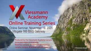 Vitogate 300 BMS Gateway Webinar - November 19th 2020