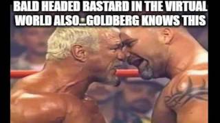 Scott Steiner shoots on Goldberg  - calling him bald headed bastard!