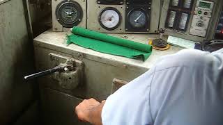 WAP4 Footplate at 110kmph | Durgapur Platform passing