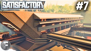 | Satisfactory | Building A FUTURISTIC TRAIN STATION - Episode #7