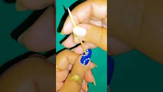 Nailart with toothpick 💅 #nailartdesigns #nails #shortsfeed #shortsvideo