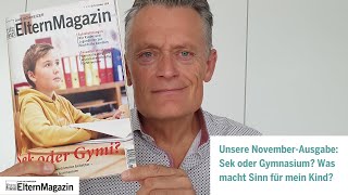 Schlafstörungen, Gymnasium ja oder nein, sexuelle Gewalt: Themen im November 19 mit Nik Niethammer