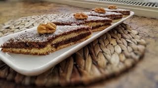 two colored cookies / kayısı marmelatli kurabiye tarifi/حلى الطبقات الاقتصادية والسهلة بمربى المشمش