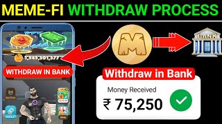 MEMEFI Airdrop Withdraw in Bank | Memefi  Airdrop Claim And Withdraw in Bank | MEMEFI Claim Airdrop