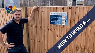 How to build a featheredge fence