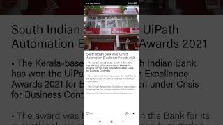 South Indian Bank wins UiPath Automation Excellence awards 2021