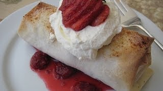 Phyllo Strawberry Dessert