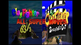 ClayFighter 63 1/3 & Sculptor's Cut: All Super Moves