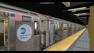 [OpenBVE] [Virtual Remake] MTA New York City Subway : Jamaica Center Bound R32 E Train @ 14th Street