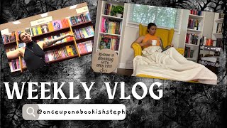 Weekly Reading Vlog 📚  - I read 7 books in 7 days. Book shopping, skin care, and a very cozy week.