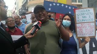 Trabajadores protestan frente al ministerio de Educación Universitaria, aporrea tvi, octubre 2022