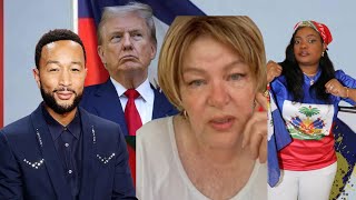 Yon blan ameriken ak tout John LEGEND dedouble sou Donanld Trump  pou kominote Ayisyen yo