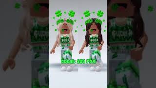 ST PATRICKS DAY OUTFITS!  #robloxoutfitidea #robloxoutfits #preppyroblox #stpatricksday