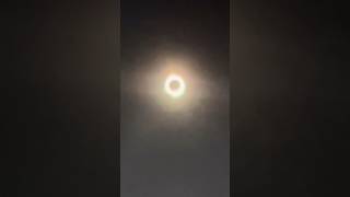 Solar Eclipse Footage: Taken: (4/8/24) ☀️🌑🥳 #solareclipse #space #love