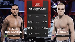 UFC Vegas 100: Zaleski dos Santos vs Scroggin (UFC 5 Simulation)