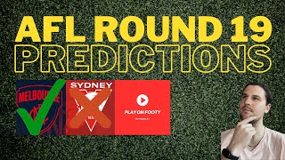 AFL 2024 Round 19 Predictions