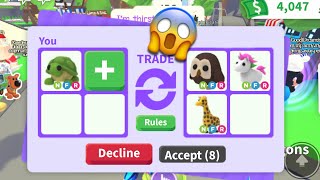 What People Trade For Neon Turtle! | Roblox Adopt Me