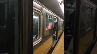 MTA subway: R62A (6) Train #2110 Entering 23 Street