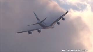 A Plane Flying Through Clouds