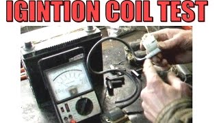 Ignition Coil test with VOM for Motorcycles and Mopeds