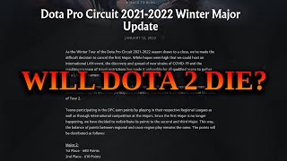 Winter Major Canceled!?!? - Will Dota 2 Die???