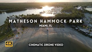 Miami Dade Parks: the Matheson Hammock Park [4k Miami Cinematic Drone Video]