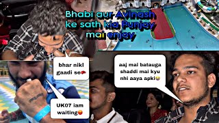 Bhabi aur Avinash ke sath kia punjoy mai enjoy AND JP vlogs is waiting for UK07 rider Boxing Match😡🥊