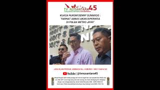 "Kuasa Hukum Denny Sumargo : Farhat Abbas akan Diperiksa di Polda Metro Jaya!" #tvnusantara #shorts