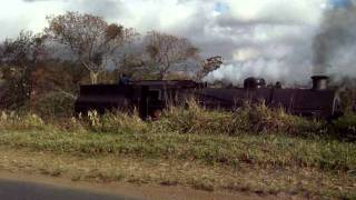 UMGENI STEAM RAILWAY GF 2380 05 AUG 07.DRUMMOND XING.AVI