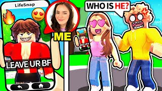 Pretending to be a BOY to BREAKUP ODERS in Roblox Snapchat! (LifeTogether 🏠 RP)