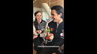 Tessa Virtue and Scott Moir CBC Olympics Instagram Stories || TTYCT Media Day (July 10)