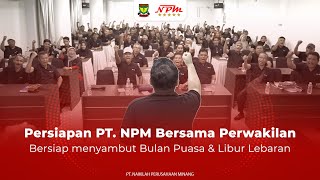 Trailer Rapat Kerja PT. NPM Bersama Perwakilan