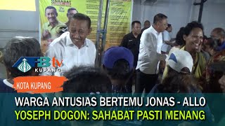 Antusias Warga Sambut Jonas - Allo, Yoseph Dogon: Kami Yakin Sahabat Pasti Menag