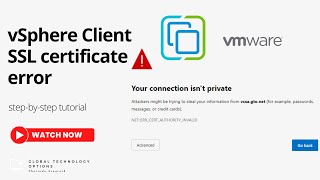 How to Resolve SSL Certificate Error in vSphere Client ⚒️🚧🦾| Step-by-Step Guide #SSL #VMware