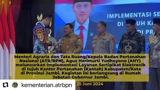 REPOST [ATR/BPN UPDATE] EDISI 23 JUNI - 30 JUNI 2024