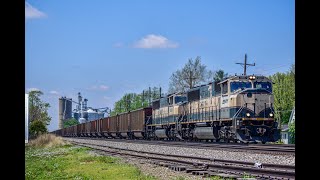 T006 and a Pair of Executive Macs on a BNSF Coal Train on 5/9/23