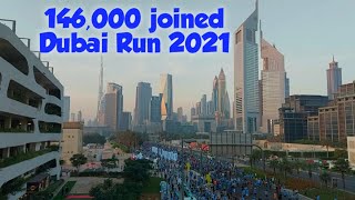 I joined the Epic Dubai Run 2021 🏃🏃🏃 along the Iconic Sheikh Zayed Road || 146,000 people joined