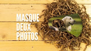 Masque deux photos