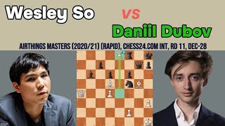 Wesley So vs Daniil Dubov – Spanish Game Masterclass at Airthings Masters 2020/21