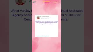 Can Virtual Assistants help you focus on strategic tasks? | Dr. Vandana Sharma (Hon.)