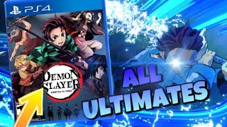 ALL ULTIMATES IN DEMON SLAYER KIMETSU NO YAIBA!!| NEW DEMON SLAYER GAME ULTIMATES