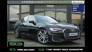 2019 19 AUDI A6 2.0 TDI S LINE 4D 202 BHP AX19ZLZ