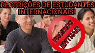 CANADÁ QUER RESTRINGIR ESTUDANTES INTERNACIONAL POR CAUSA DA MORADIA!