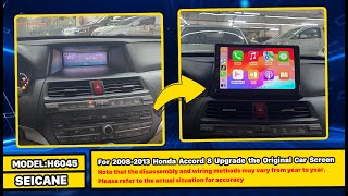 Upgrade Your 2008-2013 Honda8  with CarPlay android auto System Screen| Installation & Review